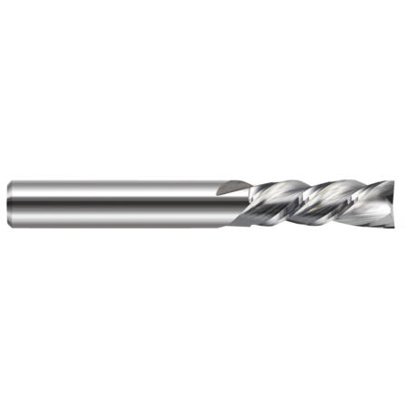 HARVEY TOOL End Mill for Plastics - 2 Flute - Square, 0.2500" (1/4), Material - Machining: Carbide 826416